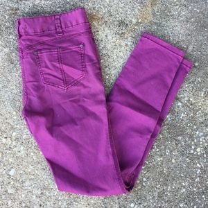 Free People Purple Skinny Jeans